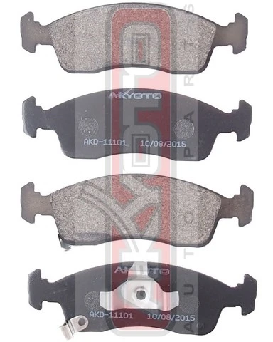 КОЛОДКИ ТОРМОЗНЫЕ ДИСКОВЫЕ ПЕPЕДНИЕ  AKYOTO AKD11101