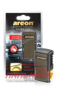 ОСВЕЖИТЕЛЬ "AREON" CAR BOX BLACK STYLE SPORT LUX GOLD (НА ДЕФЛЕКТОР)