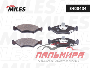 E400434 Колодки тормозные передние (без датчика) (Смесь Low-Metallic) KIA SEPHIA/SHUMA1.5-1.8 95-/Sp