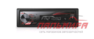 АВТОМАГНИТОЛА ACV AVS-811R 1DIN/СЪЕМНАЯ ПАНЕЛЬ/КРАСН/USB/AUX/SD/FM/4x50