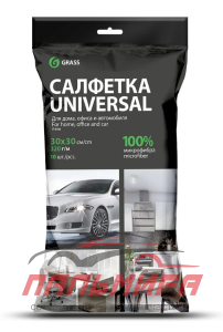 IT-0305 !!! САЛФЕТКА МИКРОФИБРА УНИВЕРСАЛЬНАЯ  30*30СМ. (10ШТ)  GRASS/1 ШТ (не выпускается)