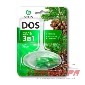 125851 !!! ПОДВЕСНОЙ БЛОК ДЛЯ УНИТАЗА DOS 3 В 1 "ХВОЯ" GRASS/24 ШТ