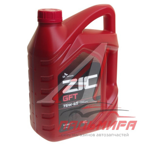 ЯЯЯ 924675 МАСЛО ТРАНСМИССИОННОЕ "ZIC G-F TOP" 75W/85  (4Л.СИН.)