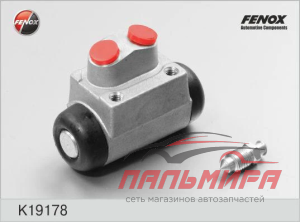 ЦИЛИНДР ТОРМОЗНОЙ РАБОЧИЙ ПРАВЫЙ HONDA CIVIC 91-01, HYUNDAI ACCENT 00-06, ELANTRA "FENOX"