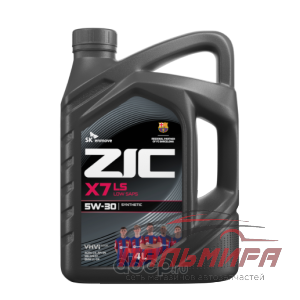 МАСЛО МОТОРНОЕ "ZIC" X7 LS 5W/30 SN/CF C3 LL-04 DEXOS 2 LOW SAPS (4Л. СИН.)