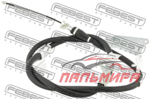 0299BCB10RSLH Трос ручного тормоза левый *FEBEST