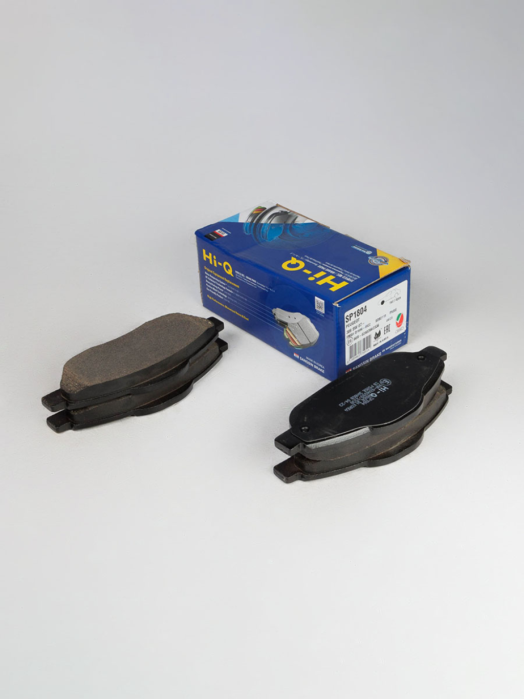 КОЛОДКИ ТОРМОЗНЫЕ ПЕРЕДНИЕ SP1804