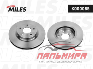 ДИСК ТОРМОЗНОЙ ПЕРЕДНИЙ NISSAN QASHQAI "MILES"