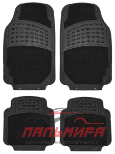 КОВРИКИ "PSV" MAGNUM 74х45,5 44х46,5 ЧЕРНЫЙ (TS2210P)