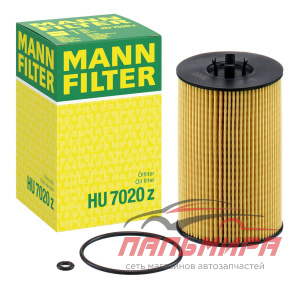 ФИЛЬТРУЮЩИЙ ЭЛЕМЕНТ МАСЛЯНОГО ФИЛЬТРА "EVOTOP" С ПРОКЛАДКОЙ HU7020Z