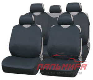 ЧЕХЛЫ-МАЙКИ AUTOPROFI SPORT R-1 PLUS ЧЕРНЫЕ