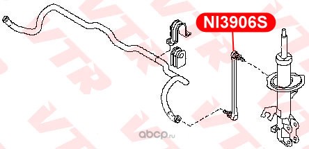 ТЯГА СТАБИЛИЗАТОРА ПЕРЕДНЕЙ ПОДВЕСКИ