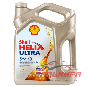 МАСЛО МОТОРНОЕ "SHELL HELIX ULTRA" 5W/40 SN/CF A3/B3/B4 (4Л. СИН.)