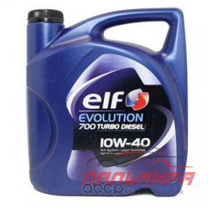 МАСЛО МОТОРНОЕ "ELF EVOLUTION 700 TURBO DIESEL" 10W-40 ((5Л. П/СИН.)