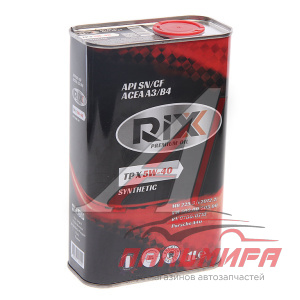 МАСЛО МОТОРНОЕ "RIXX TP X" 5W/40 А3/B4  (1Л. СИН.)