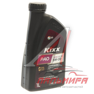 МАСЛО МОТОРНОЕ "KIXX PAO" 5W/30 SN A3/B4 (1Л. СИН.)
