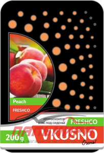ОСВЕЖИТЕЛЬ ПОД СИДЕНЬЕ "AZARD" FRESHCO VKUSNO ПЕРСИК
