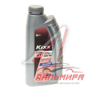 яяя МАСЛО МОТОРНОЕ "KIXX ULTRA 4T SCOOTER SN/MB 10W/40 (1Л.П/СИН.)