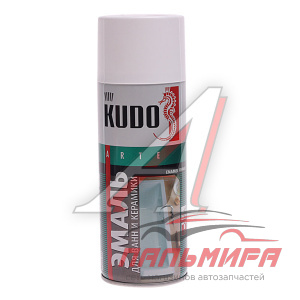 ЭМАЛЬ "KUDO" ДЛЯ ВАНН И КЕРАМИКИ БЕЛАЯ  520 МЛ.
