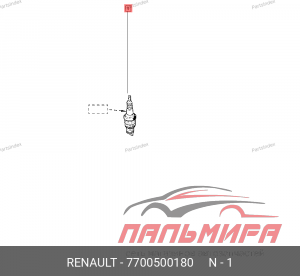 СВЕЧА ЗАЖИГАНИЯ RENAULT CLIO/MEGANE/LAGUNA
