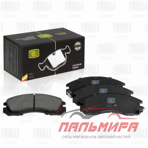 КОЛОДКИ ТОРМОЗНЫЕ ПЕРЕДНИЕ MITSUBISHI OUTLANDER XL (05-) (PF 1105) TRIALLI