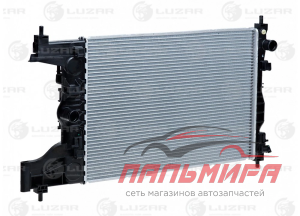 Радиатор охлаждения Chevrolet Cruze 1.6 09-; Opel Astra J 09- (МКПП) Luzar
