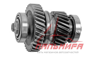 (!!!) ВАЛ ПРОМЕЖУТОЧНЫЙ РАЗДАТОЧНОЙ КОРОБКИ В СБОРЕ ДЛЯ А/М КАМАЗ-4310