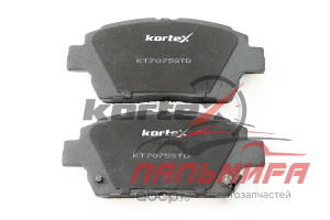 КОЛОДКИ ТОРМОЗНЫЕ ПЕРЕДНИЕ KORTEX KT7075STD