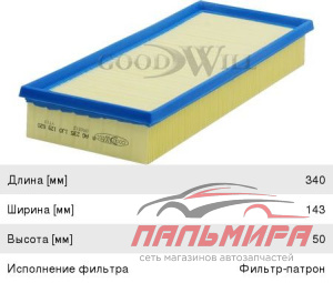 AG235 Фильтр воздушный *GoodWill