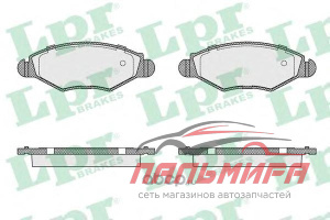 КОЛОДКИ ТОРМОЗНЫЕ ПЕРЕДНИЕ 05P903