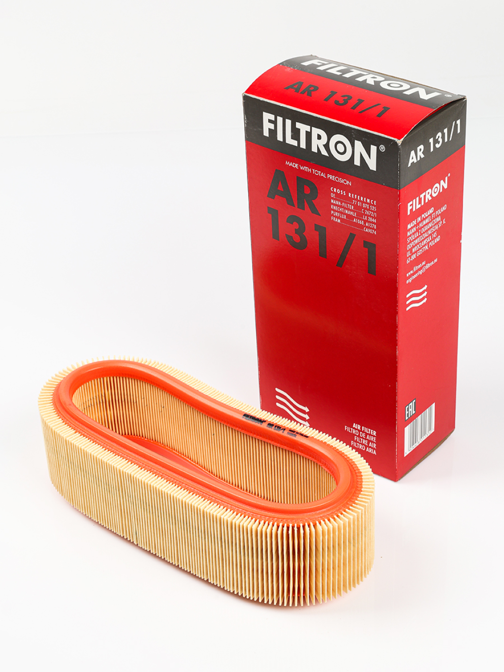 ФИЛЬТР ВОЗДУШНЫЙ RENAULT LOGAN/SANDERO [AR 131/1] КРУГЛЫЙ