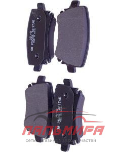 КОЛОДКИ ТОРМОЗНЫЕ ЗАДНИЕ AUDI TT II (2006-2014), SKODA YETI (2009- ), VW PASSAT "SANGSIN"