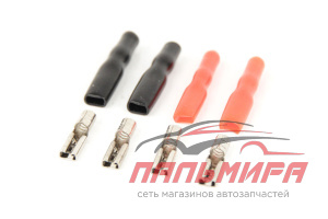КЛЕММА АКУСТИЧЕСКАЯ D-2.8ММ/10-12 AWG ACV RM37-1431 (2 КРАС.+2 ЧЕРН.)