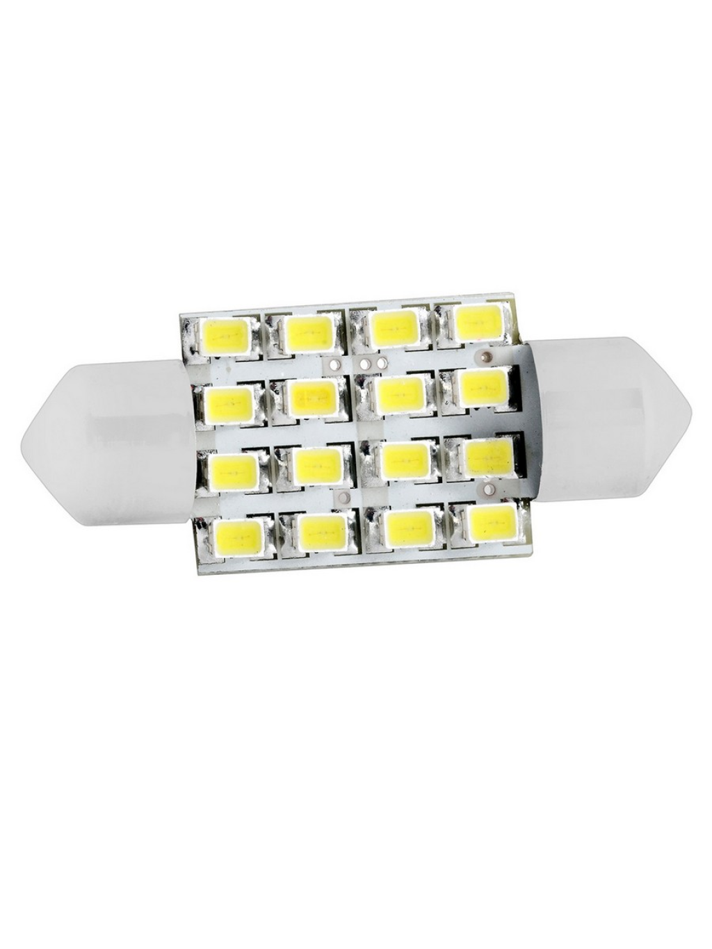 ЛАМПА C5W  C5W 12V  (T11, 16 SMD С ЦОКОЛЕМ 36ММ 1-КОНТ) "SKYWAY"