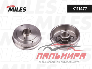 Барабан тормозной RENAULT LOGAN/CLIO/MEGANE (d=180mm) MILES