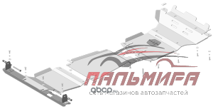ЗАЩИТА ДВИГАТЕЛЯ РК КПП TOYOTA HILUX 2015+