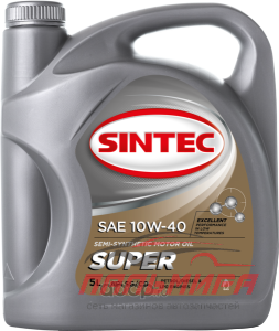 МАСЛО МОТОРНОЕ "SINTEC SUPER" 10W/40 SG/CD (5Л. П/СИН.)