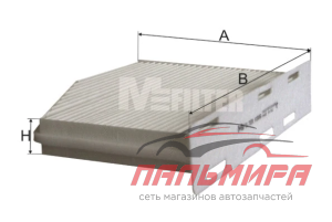 ФИЛЬТР САЛОНА AUDI A3/VW GOLF/JETTA/PASSAT/TOURAN/CADDY/SEAT ALTERA/SKO 1.2-3.6/1.6-2.0TD 03-