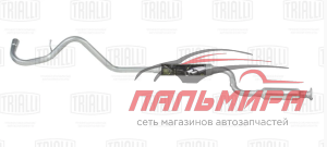 РЕЗОНАТОР ВАЗ-2123 Н/О ЕВРО-3 ФЛАНЕЦ 3-ОТВ."TRIALLI" НЕРЖ.АЛЮМ.СТАЛЬ