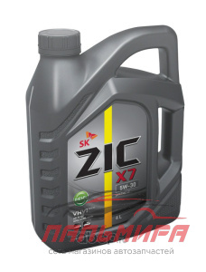 МАСЛО МОТОРНОЕ "ZIC" X7 DIESEL 5W/30 CF (6Л. СИН.)