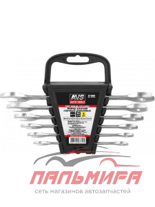 НАБОР КЛЮЧЕЙ РОЖКОВЫХ 6 ПРЕДМ (8-19ММ) НА ДЕРЖАТЕЛЕ "AVS" K1N6P
