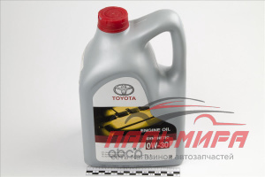 МАСЛО МОТОРНОЕ "TOYOTA MOTOR OIL" 0W/30 SL/CF (5Л. СИН.)