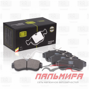 КОЛОДКИ ДИСКОВЫЕ ПЕРЕДНИЕ NISSAN ALMERA N16 (00-) БЕЗ ABS (PF 1414) TRIALLI