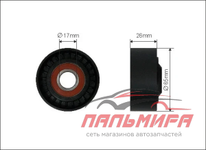 РОЛИК ПОЛИКЛИНОВОЙ РЕМНЯ RE DUSTER, LOGAN 1.5DCI