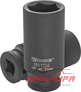 ГОЛОВКА УДАРНАЯ ГЛУБОКАЯ 1/2" 26 ММ  6 ГР.THORVIK
