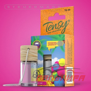 ОСВЕЖИТЕЛЬ "TENSY" ЖИДКАЯ ОСНОВА (БУТЫЛОЧКА С ДЕР. КРЫШКОЙ) "БАБЛ ГАМ"