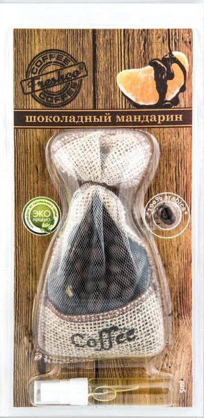 ОСВЕЖИТЕЛЬ "AZARD" МЕШОЧЕК С КОФЕ (ШОКОЛАДНЫЙ МАНДАРИН)