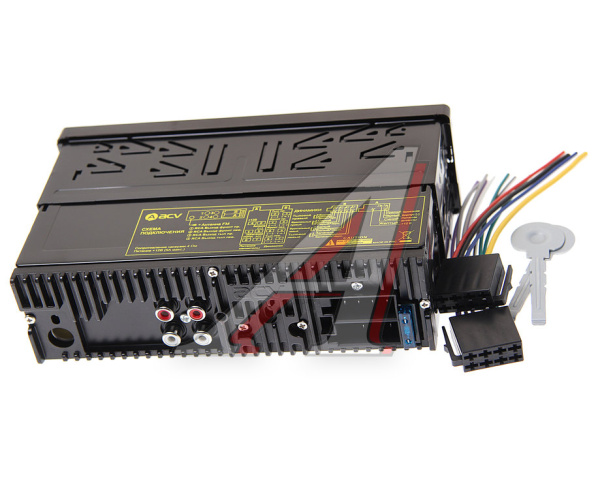 АВТОМАГНИТОЛА ACV AVS-812BB 1 DIN/BLUETOOT/USB/AUX/SD/FM