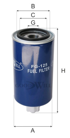 ФИЛЬТР ТОПЛИВНЫЙ GOODWILL FG125