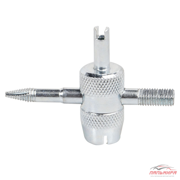 Ремкомплект для вентилей 4 золотника, 4 пласт.колп, 1 метчик в кейсе Airline